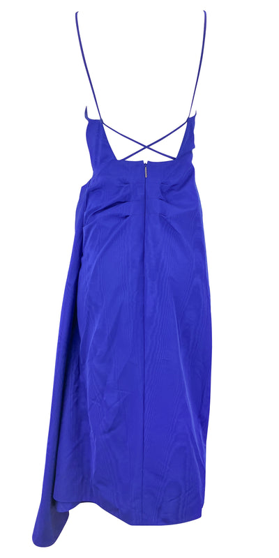 Jason Wu Ruched Crossback Cocktail Dress in Klein Blue - Discounts on Jason Wu at UAL