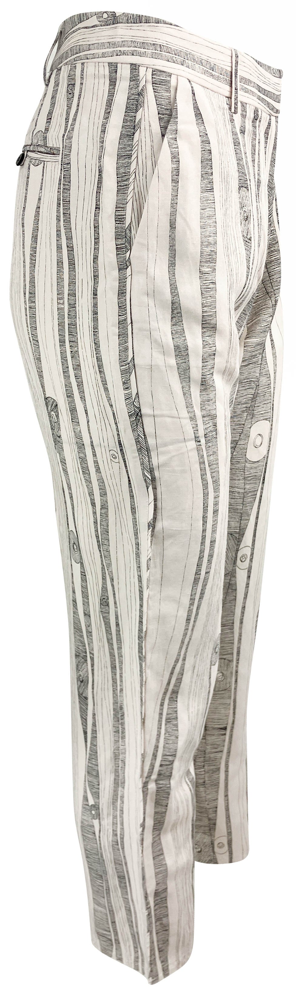 Raquel Allegra Narobi Pants in Dirty White/Black - Discounts on Raquel Allegra at UAL