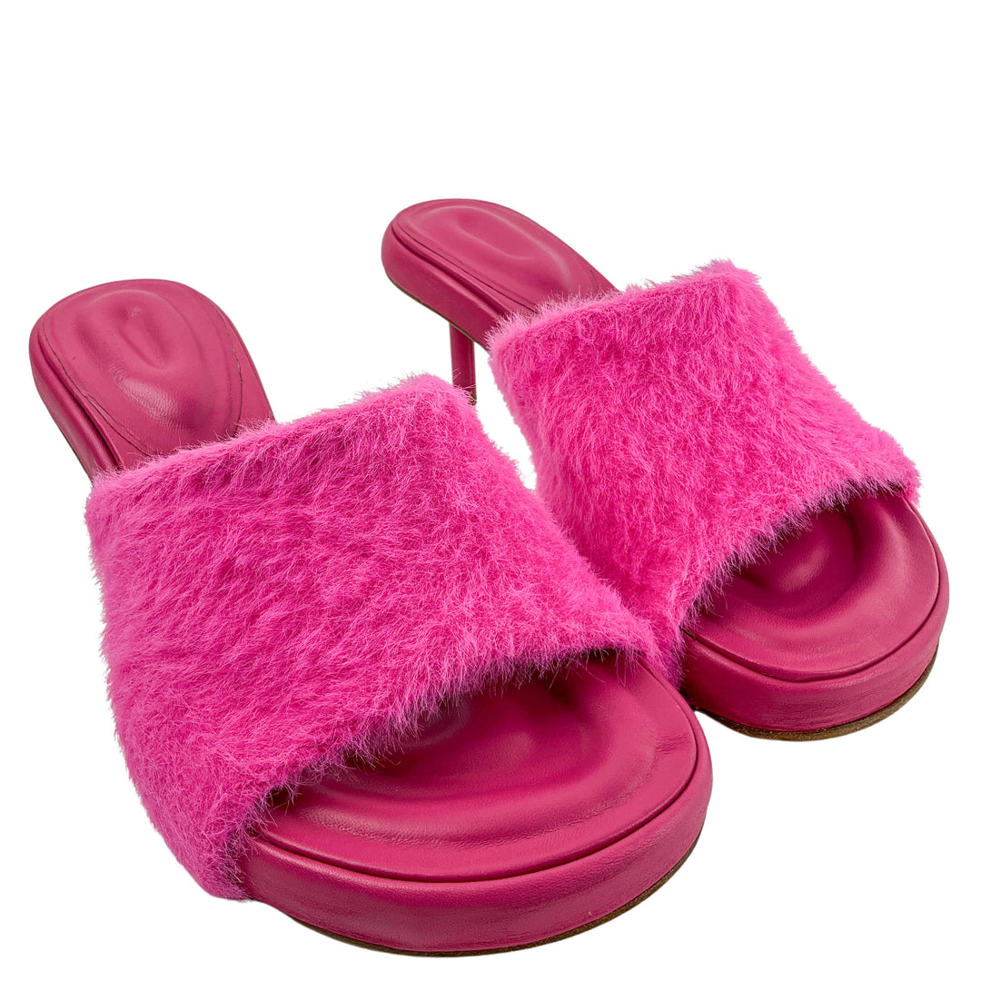 Jacquemus Argilla Mules in Pink