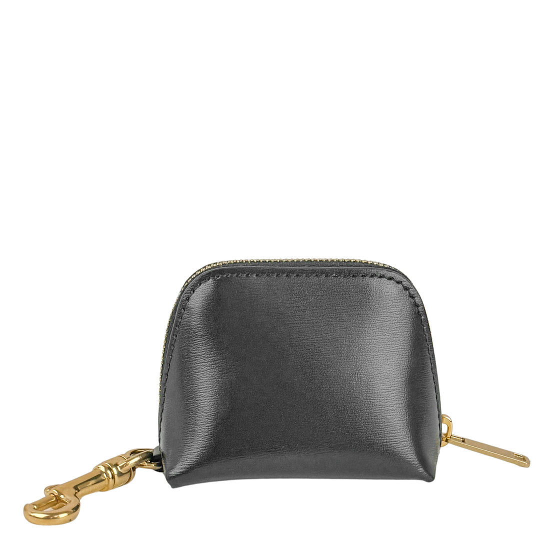 Celine Micro Triomphe Charm Bag in Black
