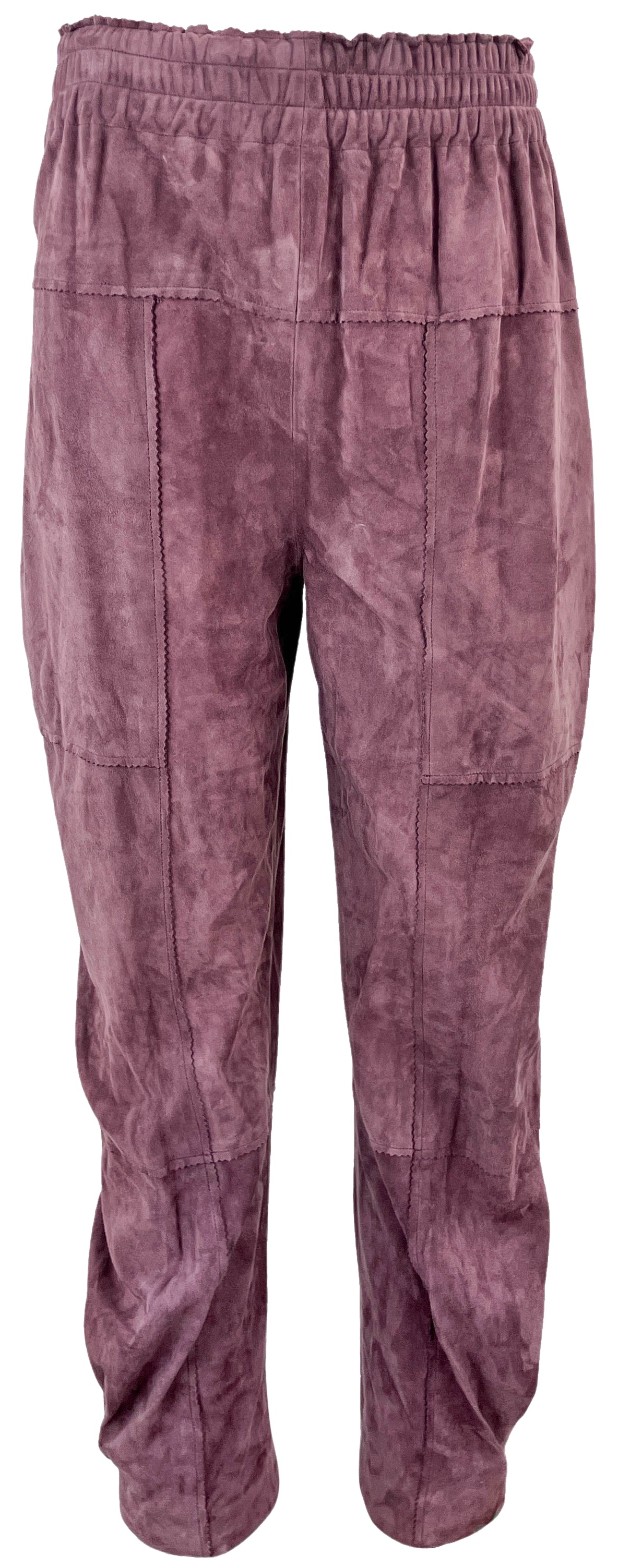 Ulla Johnson Tapered Suede Trousers in Wisteria - Discounts on Ulla Johnson at UAL