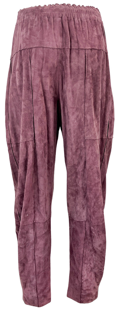 Ulla Johnson Tapered Suede Trousers in Wisteria - Discounts on Ulla Johnson at UAL