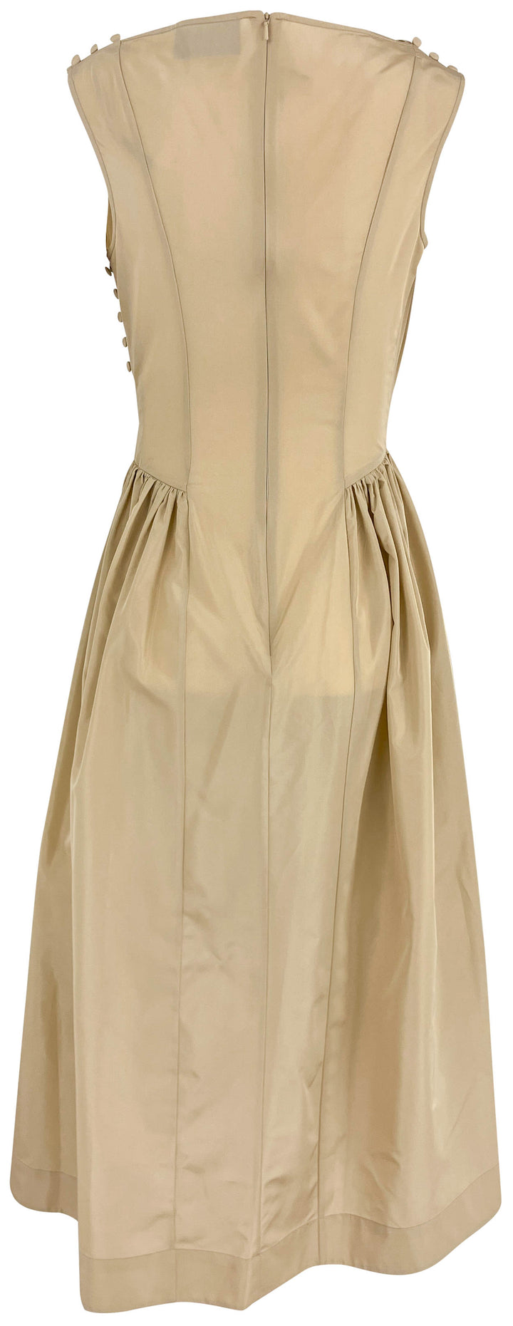 Simone Rocha Hip Detail Draped Bind Dress in Stone