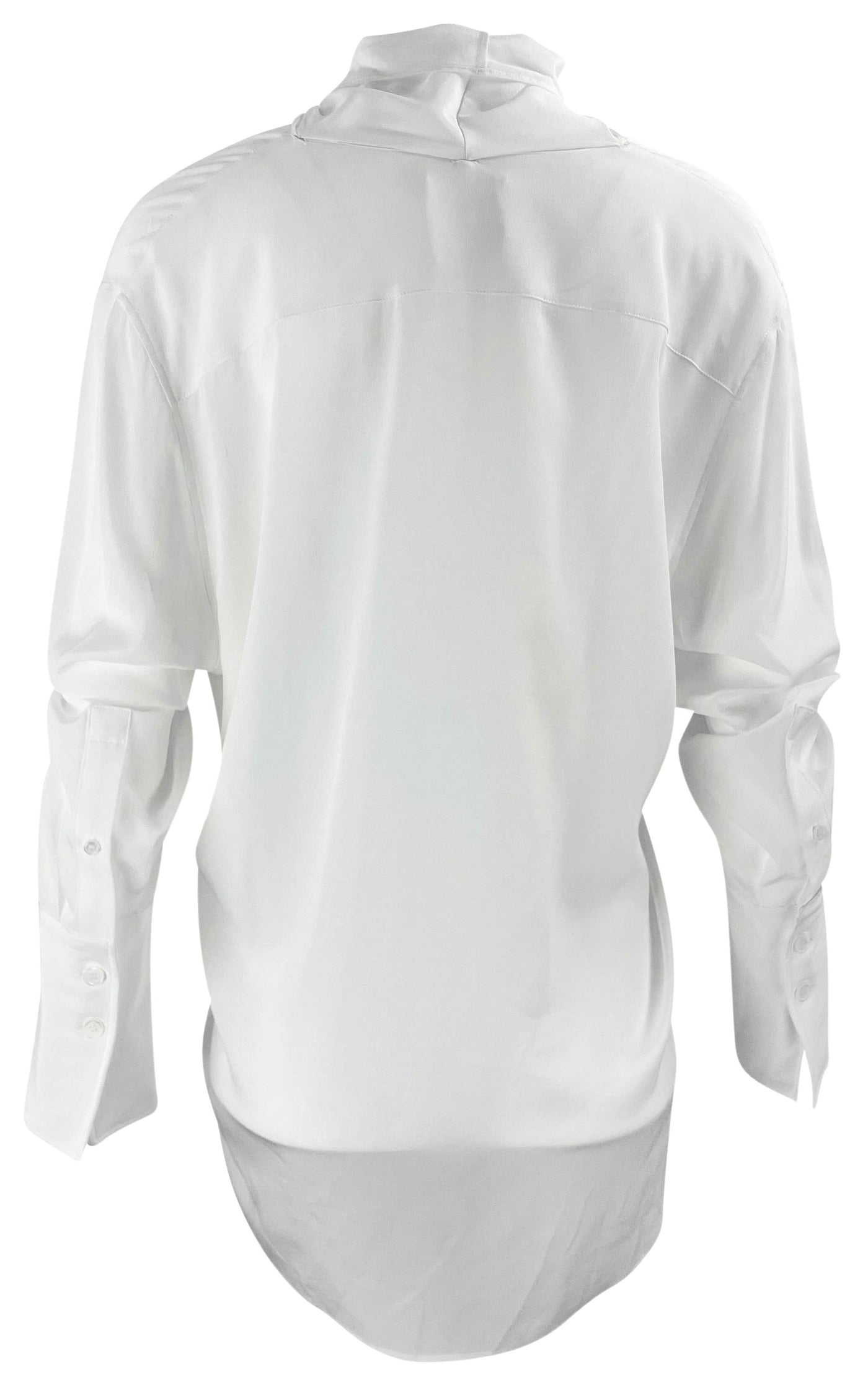 Givenchy Lavaliere Blouse in Off White - Discounts on Givenchy at UAL