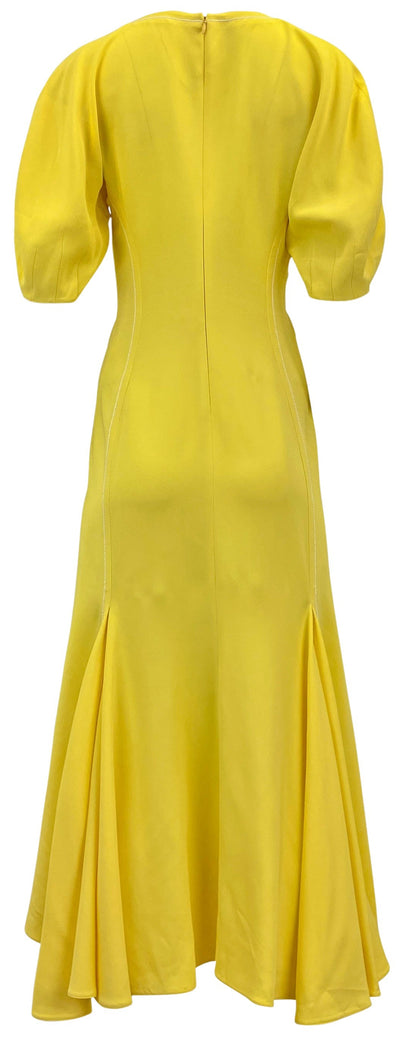 Marni Kimono Flared Dress in Yellow - Discounts on Marni at UAL