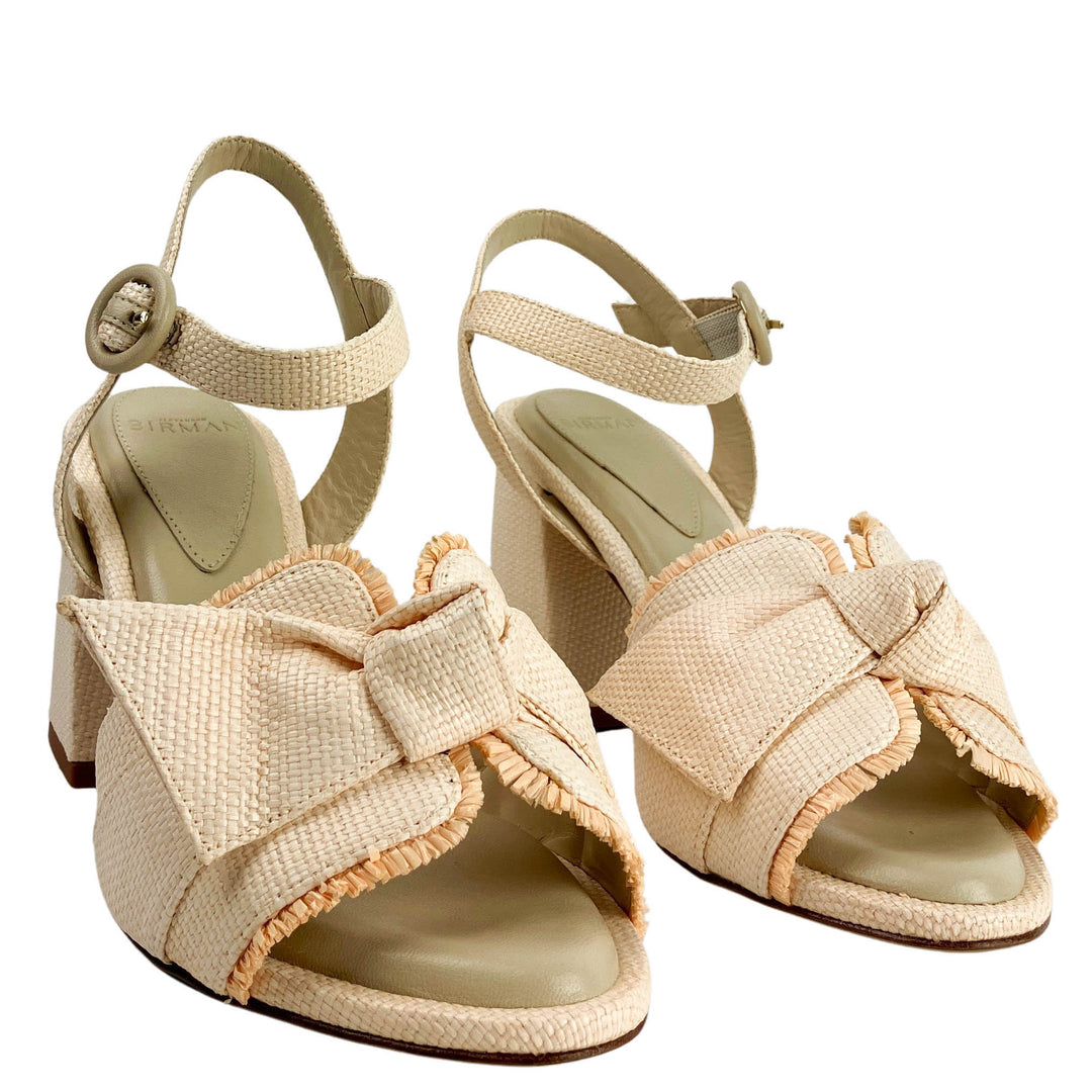 Alexandre Birman Arita Sandals in Pearl - Discounts on Alexandre Birman at UAL
