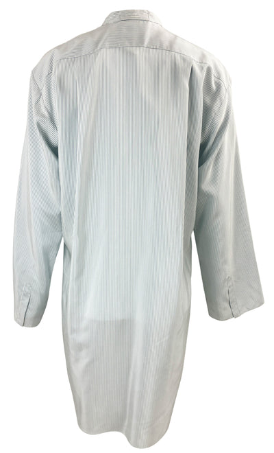 The Row Come Oversized Silk Tunic in Blue and White Stripe - Discounts on The Row at UAL