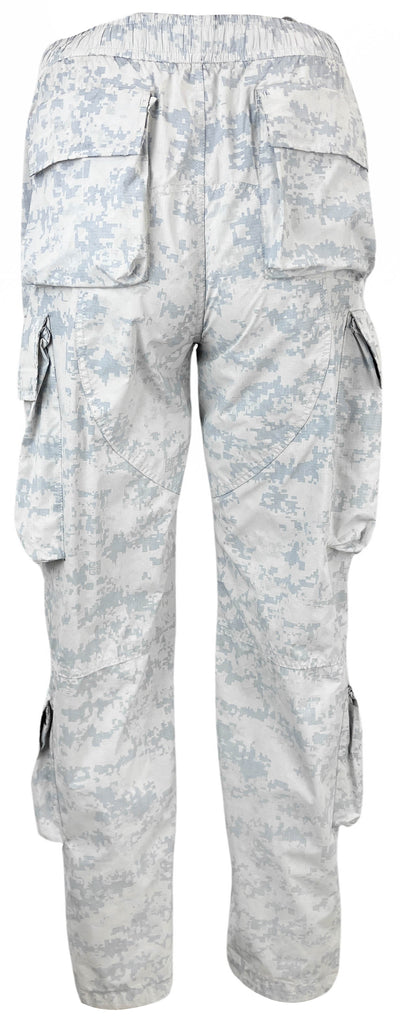 Givenchy Camo-Print Cargo Pants in Light Grey - Discounts on Givenchy at UAL