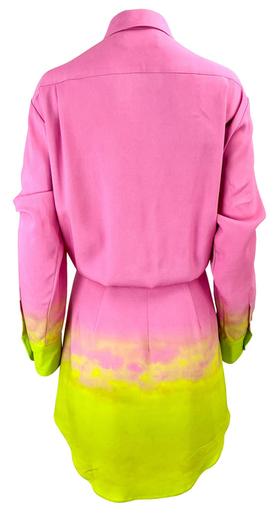 Brandon Maxwell The Nouveau Shirt Dress in Pink - Discounts on Brandon Maxwell at UAL