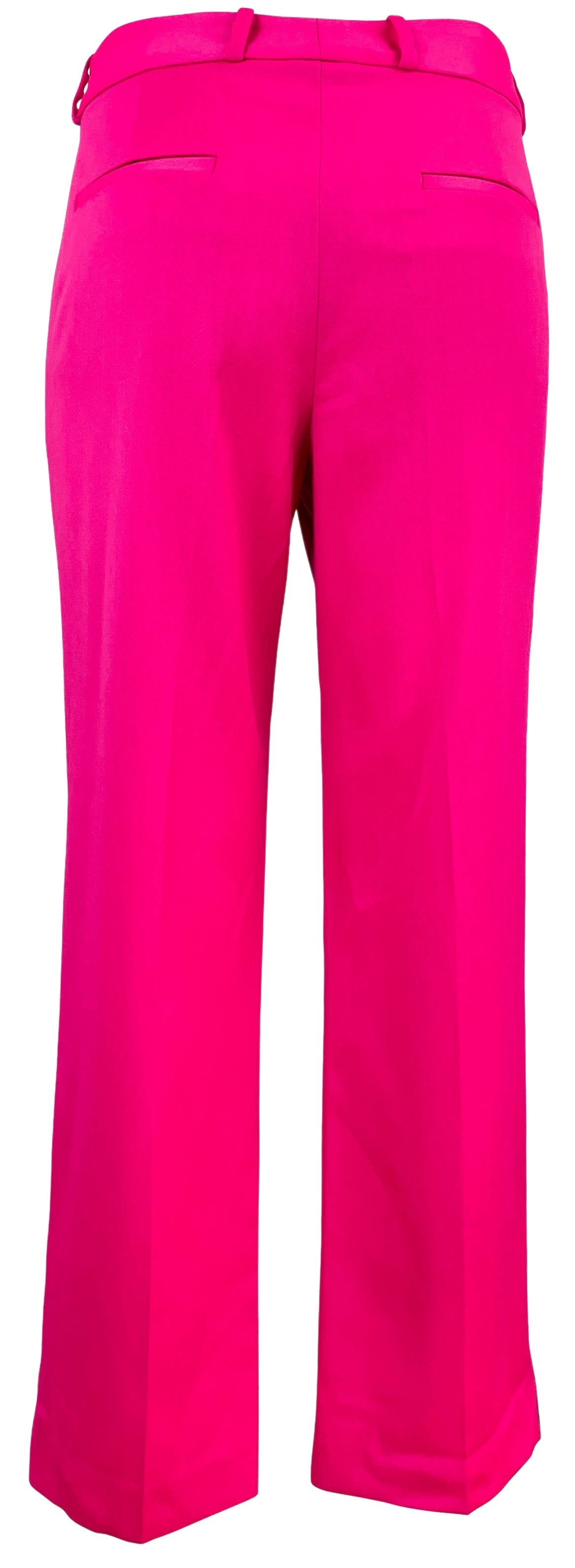 Brandon Maxwell Cropped Wool Trouser in Bright Pink - Discounts on Brandon Maxwell at UAL