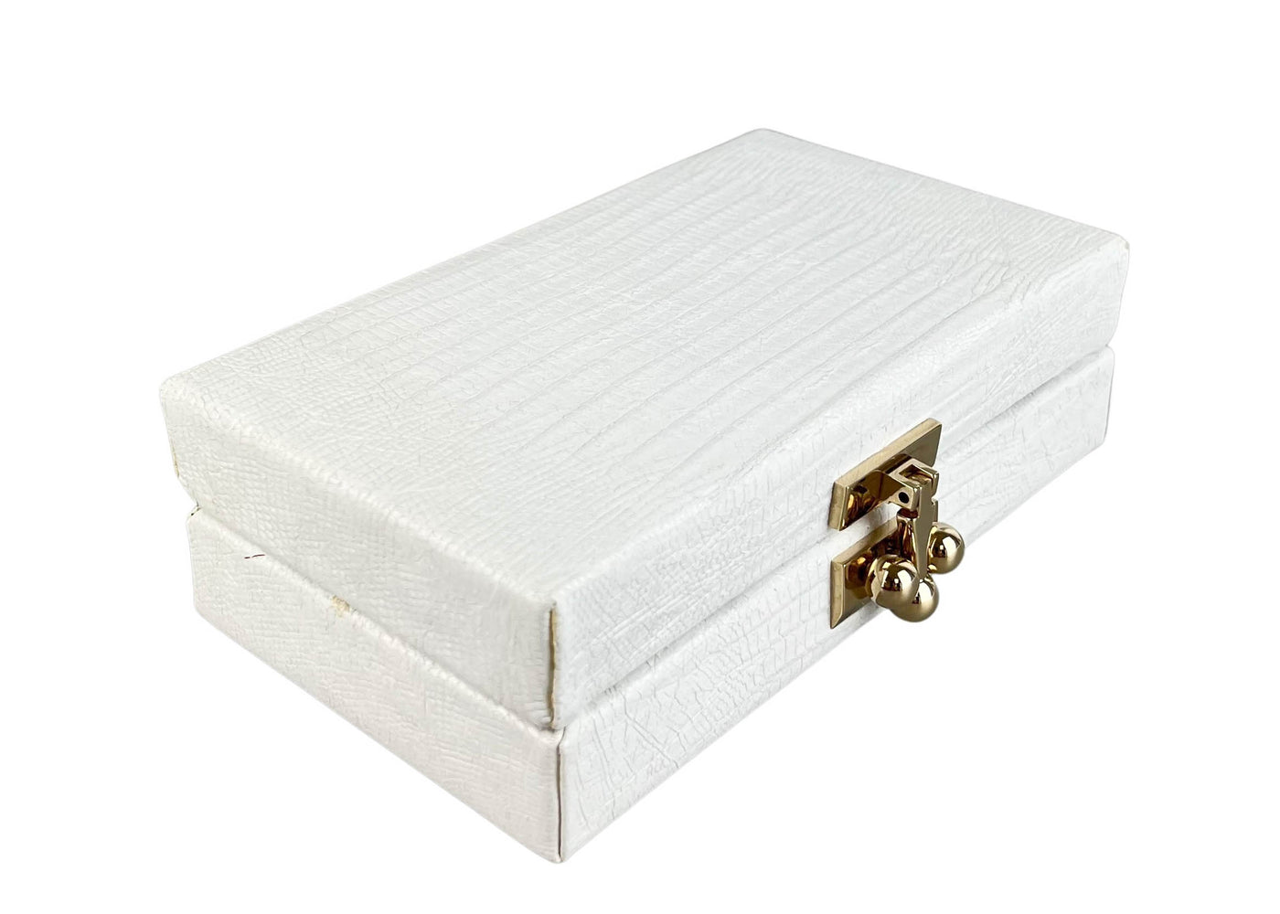 Edie Parker Jean Lizard Box Clutch in White - Discounts on Edie Parker at UAL