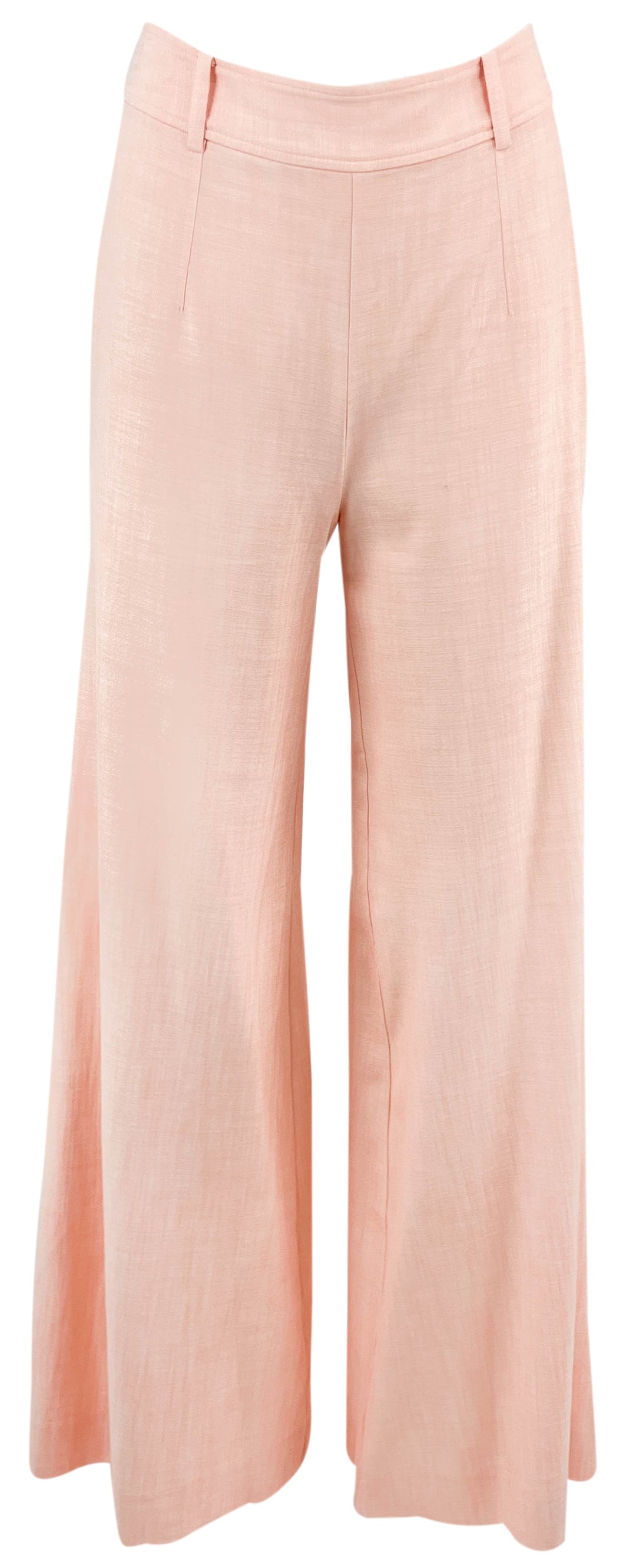 Derek Lam Crosby Deborah Wide Leg Trousers in Sherbet