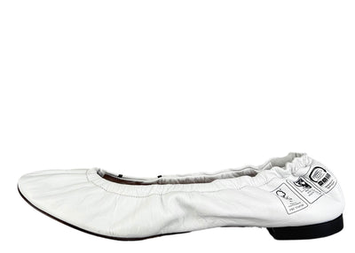 Vetements Collette Ballet Flats in White - Discounts on Vetements at UAL
