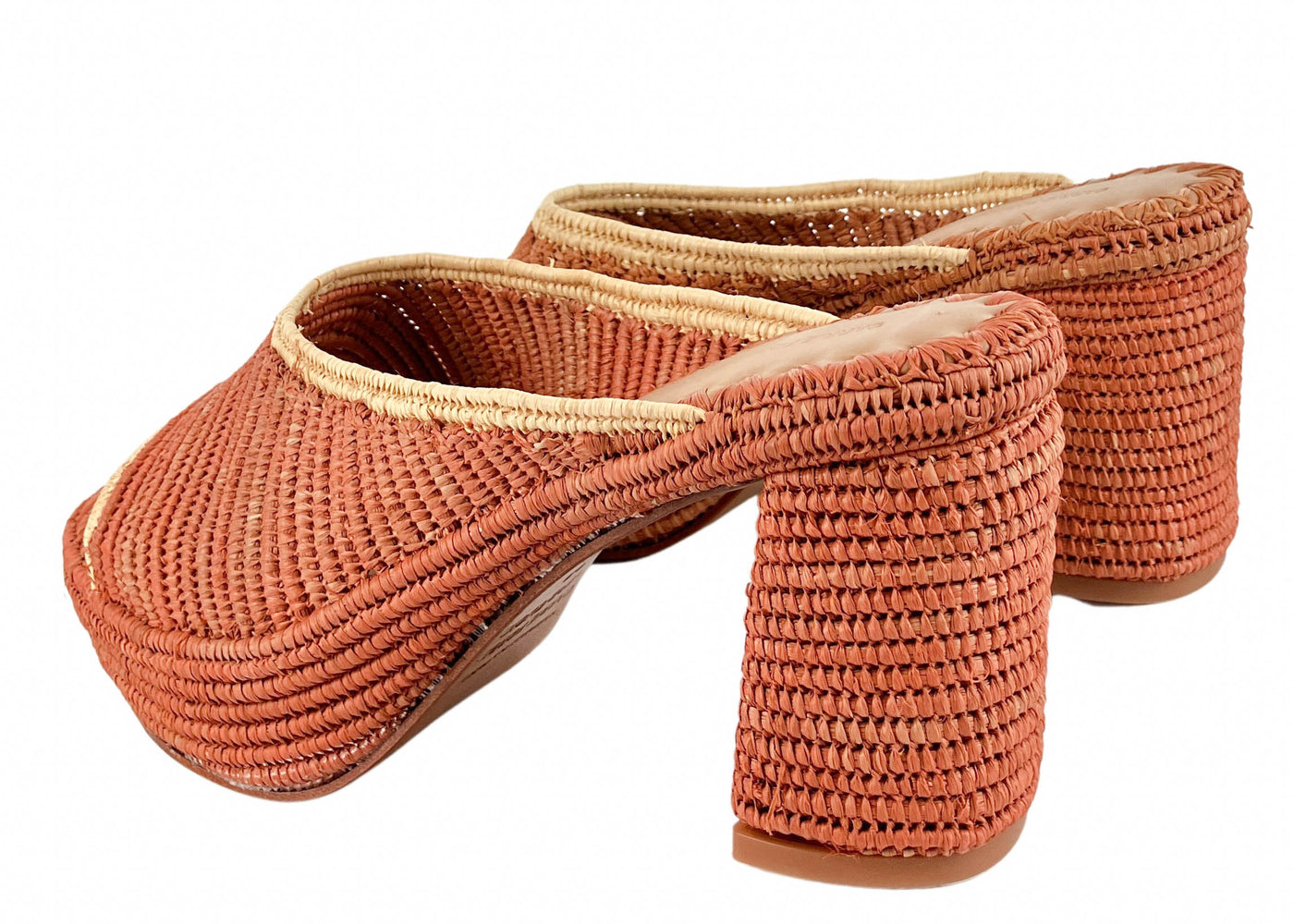 Carrie Forbes Aliyah Sandals in Cognac and Naural - Discounts on Carrie Forbes at UAL
