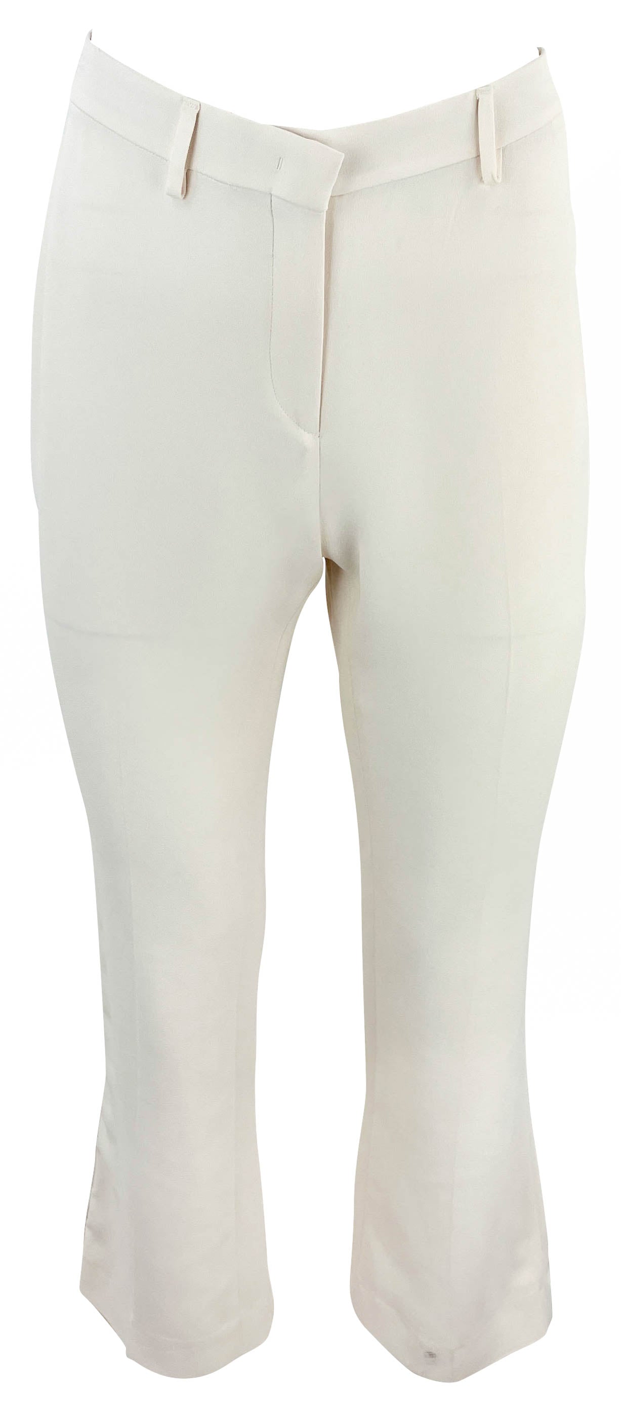 Etro Kick Flared Cigarette Pants in Cream - Discounts on Etro at UAL