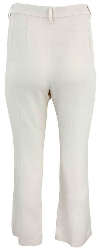 Etro Kick Flared Cigarette Pants in Cream - Discounts on Etro at UAL