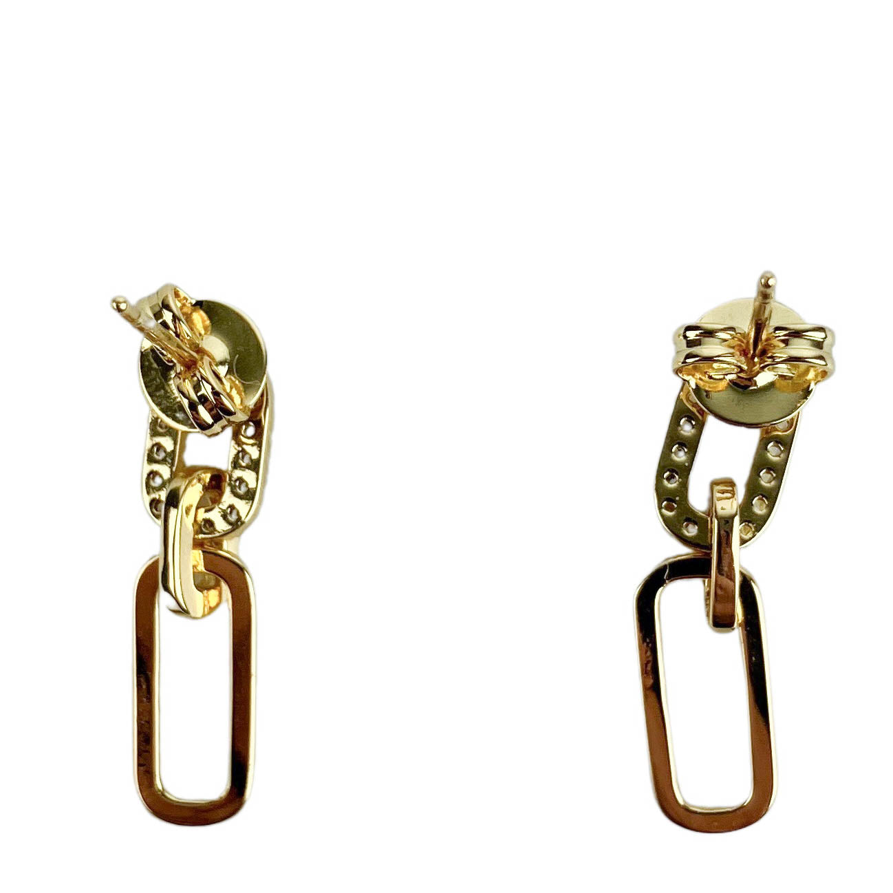 Shashi Justice Pave Earrings in Gold - Discounts on Shashi at UAL