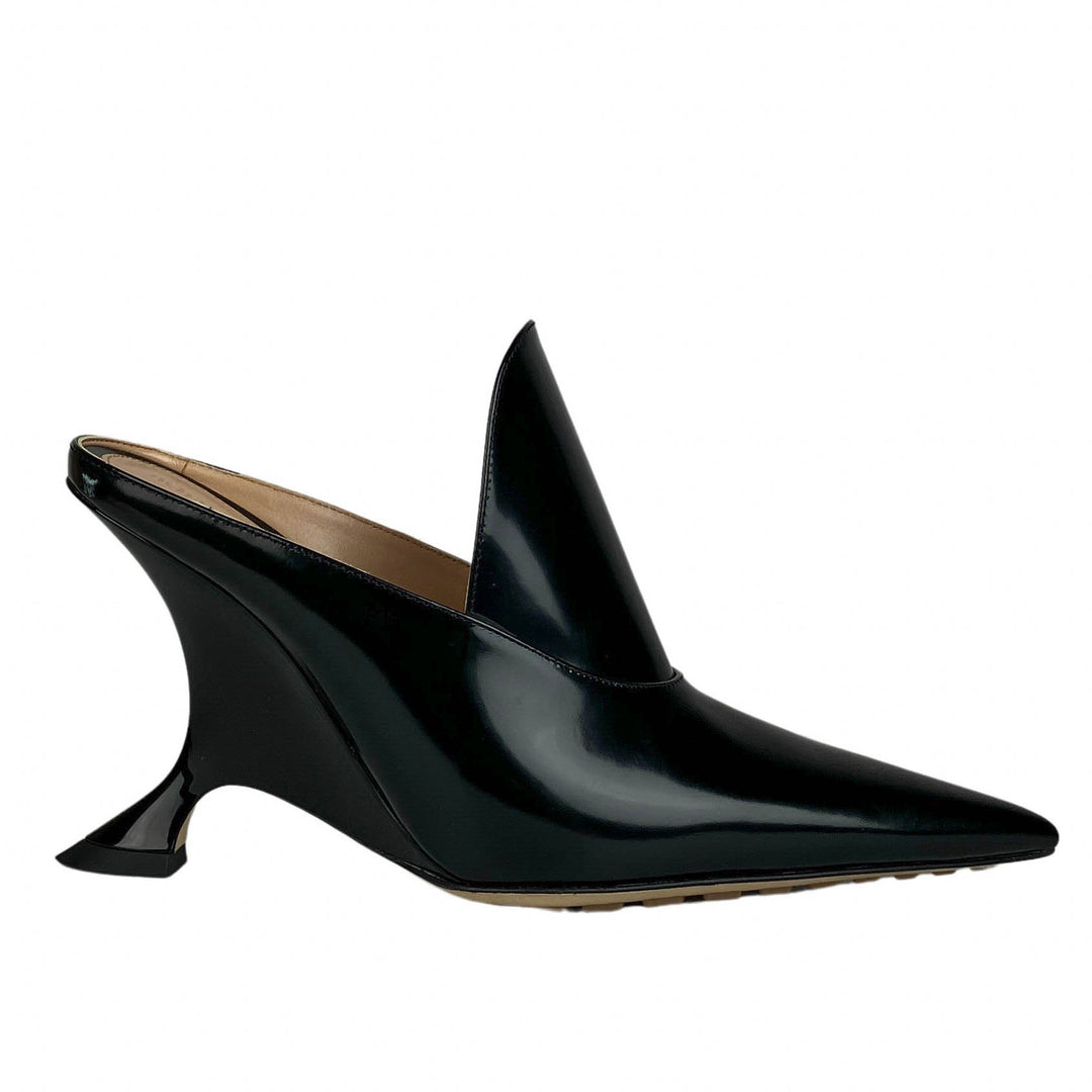 Bottega Veneta Rocket Mules in Black - Discounts on Bottega Veneta at UAL