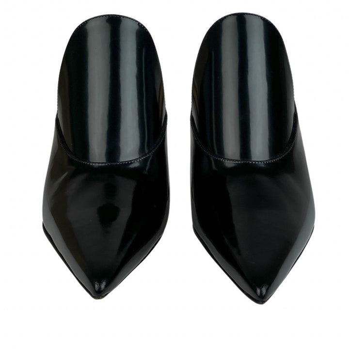 Bottega Veneta Rocket Mules in Black - Discounts on Bottega Veneta at UAL