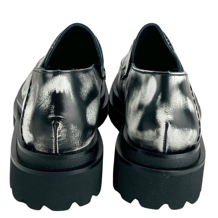 Y's Leather Loafer in Distressed Black - Discounts on Y's at UAL