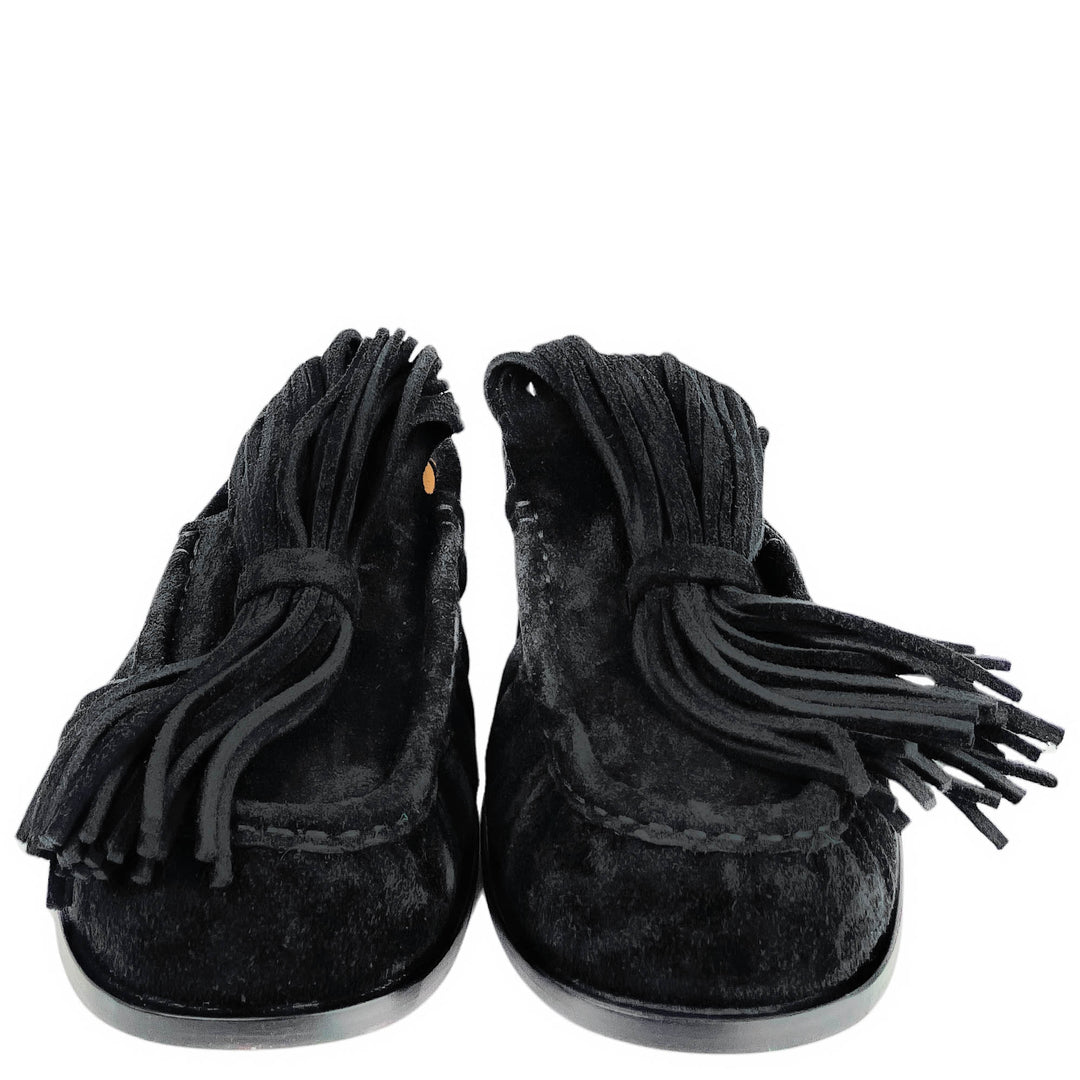 Dries Van Noten Suede Loafer in Black - Discounts on Dries Van Noten at UAL