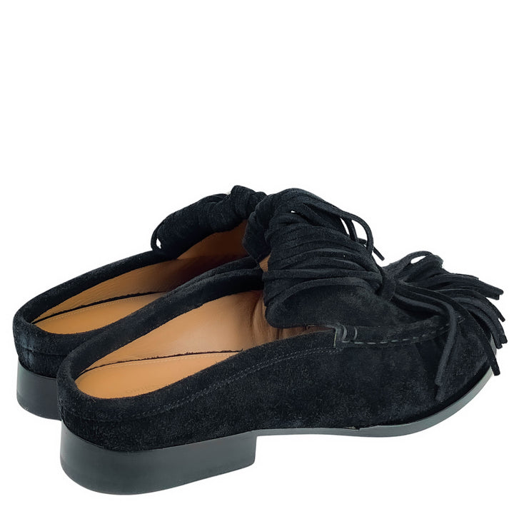 Dries Van Noten Suede Loafer in Black - Discounts on Dries Van Noten at UAL