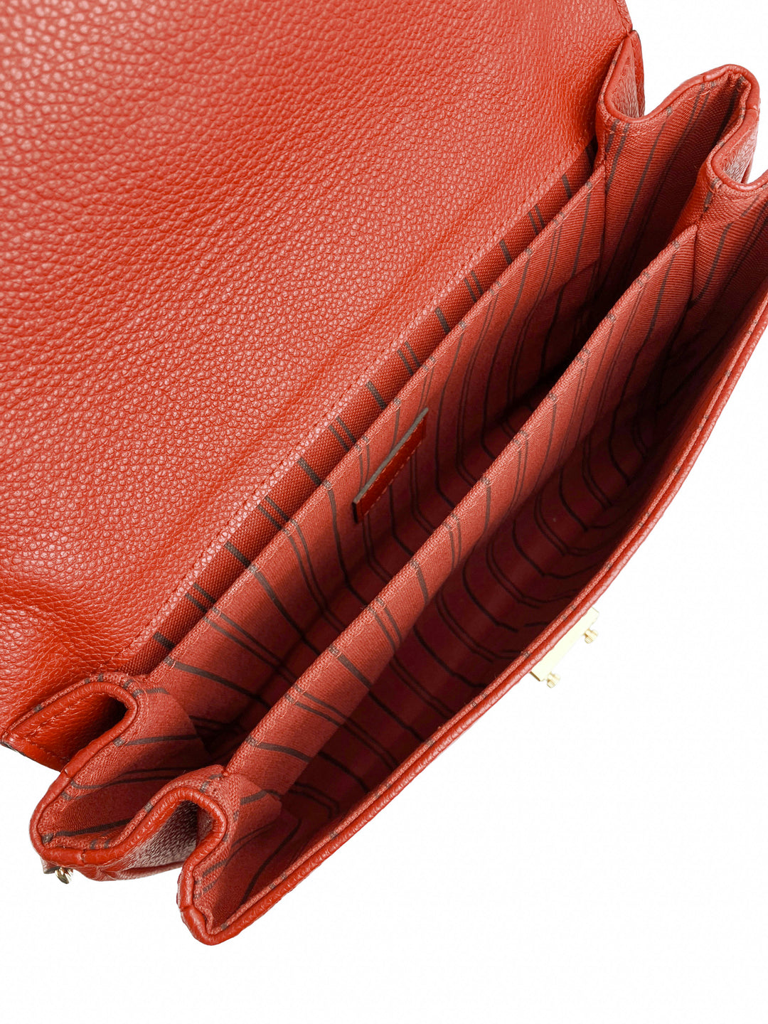 Louis Vuitton Pochette Métis Monogram Empreinte Leather Bag in Red
