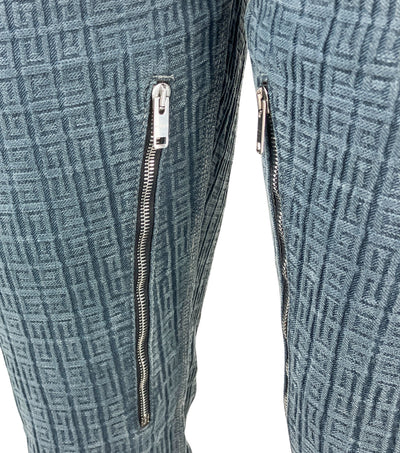 Givenchy 4G-Motif Straight Leg Jeans in Indigo - Discounts on Givenchy at UAL