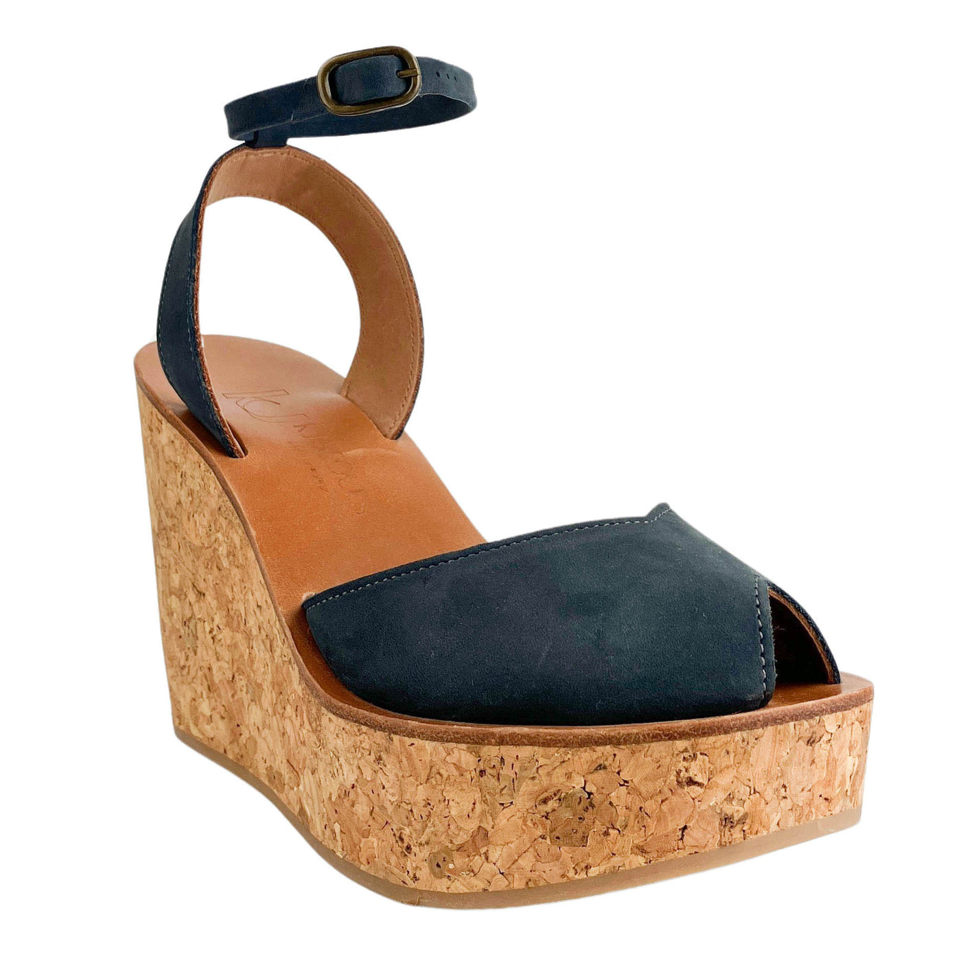 K.Jacques Aveline Wedges in Blue - Discounts on K.Jacques at UAL