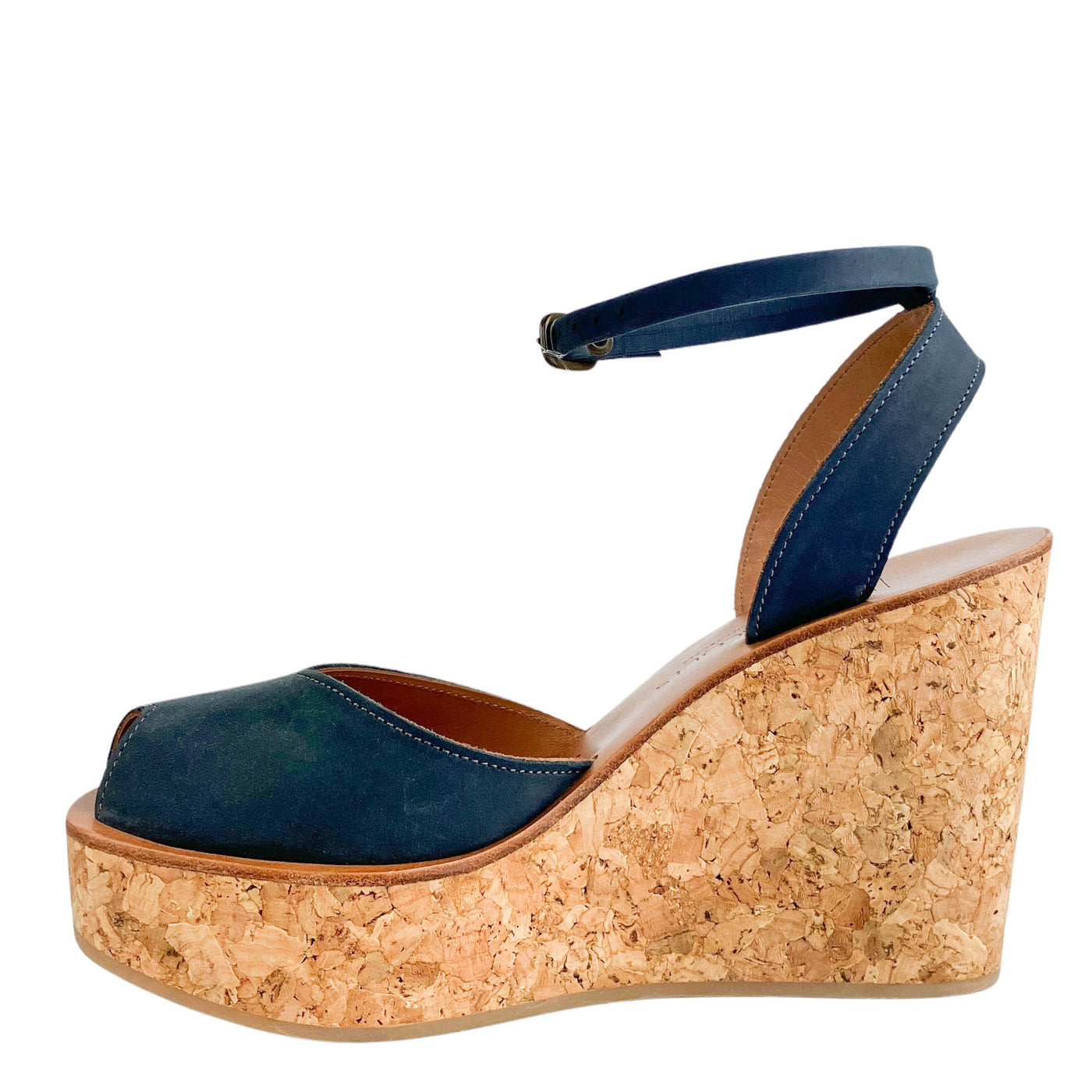 K.Jacques Aveline Wedges in Blue - Discounts on K.Jacques at UAL