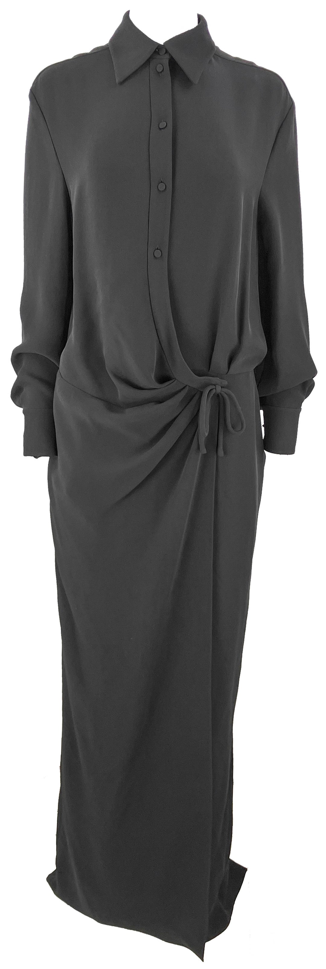 Valentino Crepe Silk Wrap Gown - Discounts on Valentino at UAL