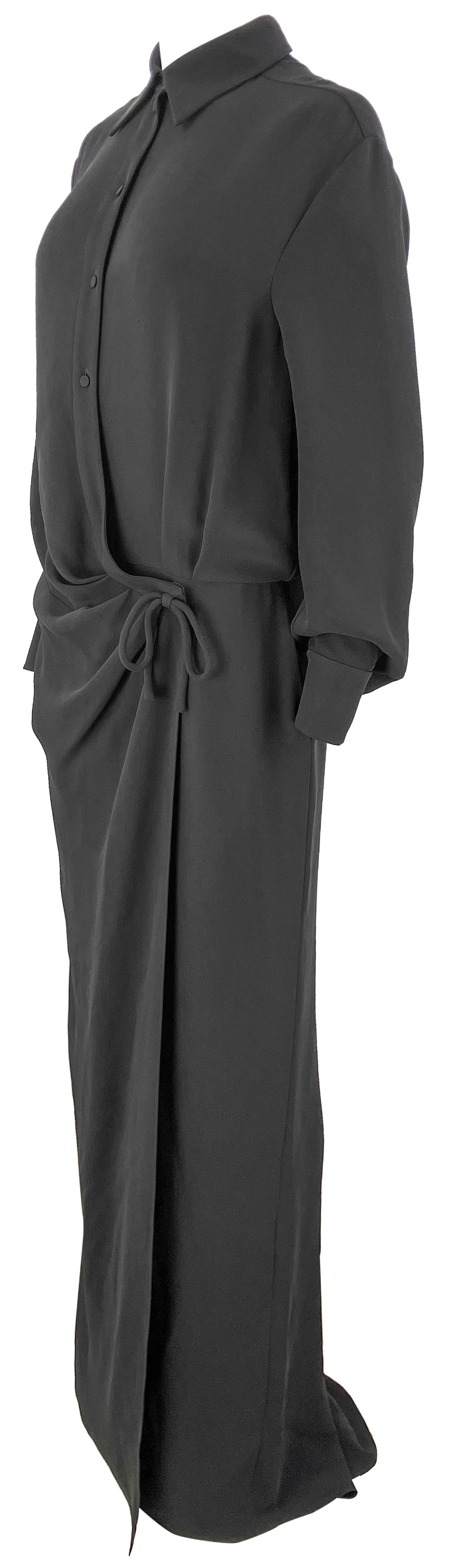 Valentino Crepe Silk Wrap Gown - Discounts on Valentino at UAL