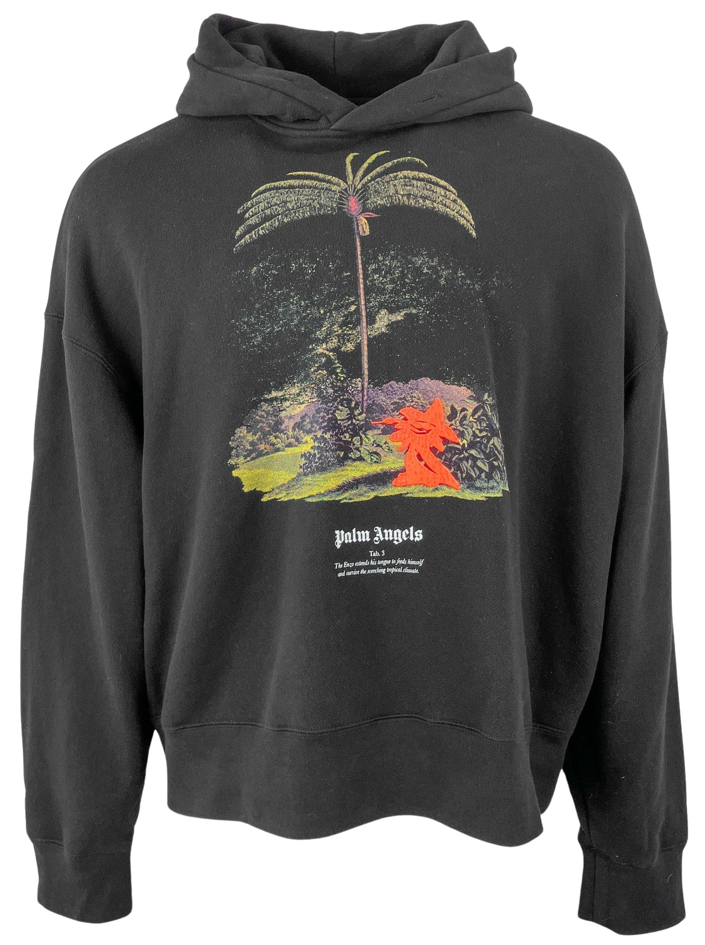 Palm Angels Enzo From The Tropics Hoodie in Black - Discounts on Palm Angels at UAL