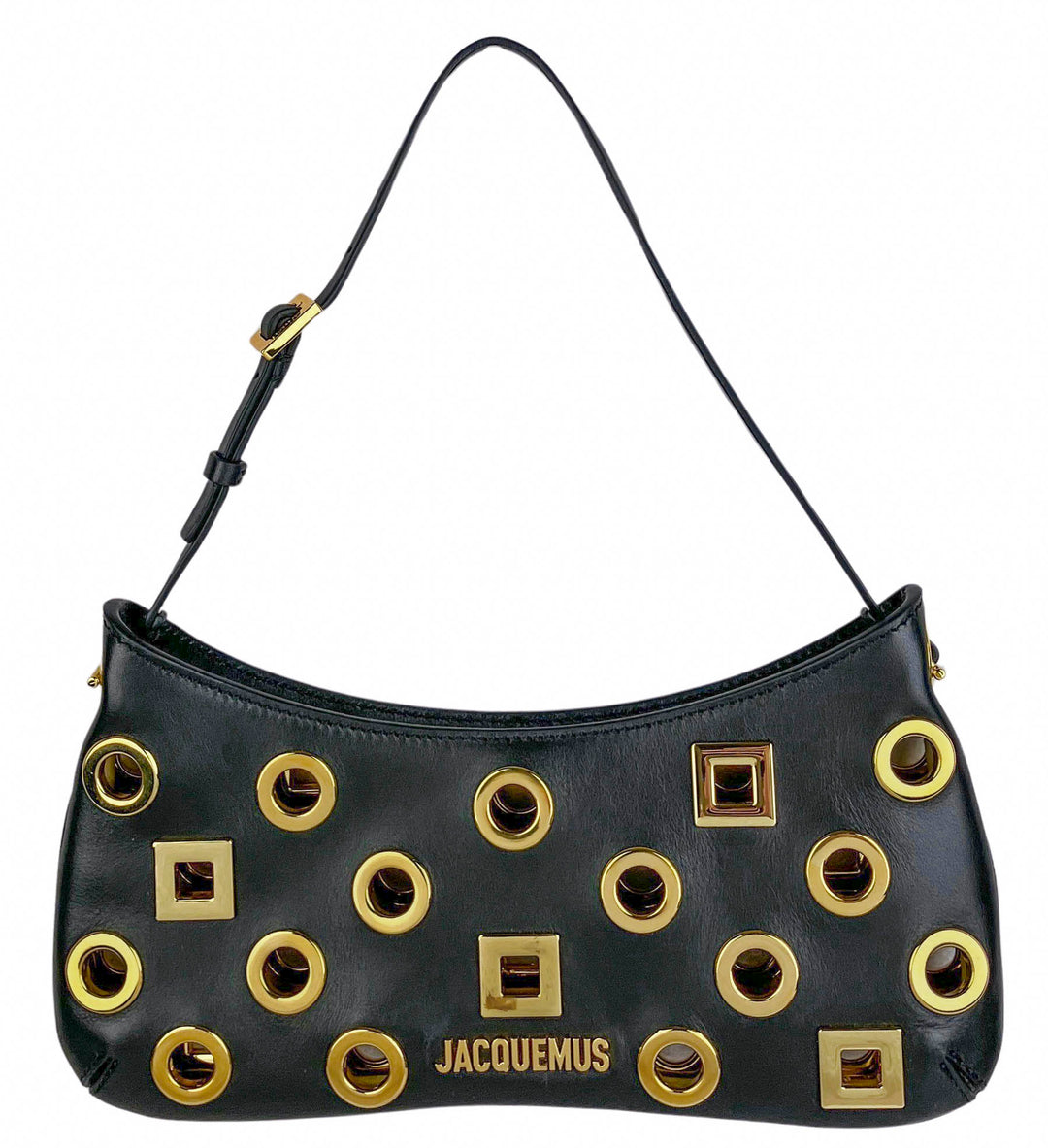 Jacquemus Le Bisou Rond Carre Bag in Black - Discounts on Jacquemus at UAL