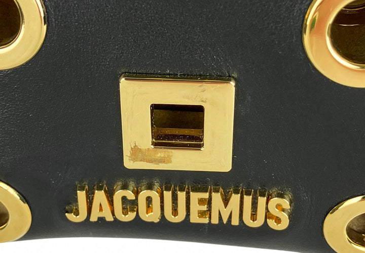 Jacquemus Le Bisou Rond Carre Bag in Black - Discounts on Jacquemus at UAL