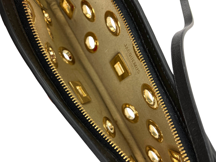 Jacquemus Le Bisou Rond Carre Bag in Black - Discounts on Jacquemus at UAL