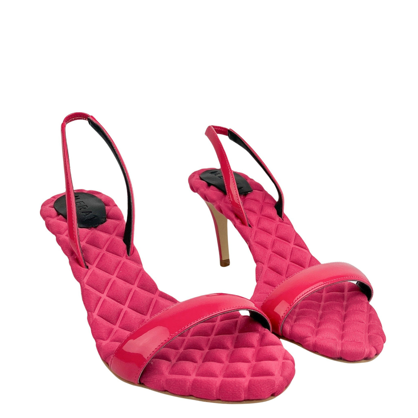 Aera Claudia Patent-Effect Sandals in Fuchsia - Discounts on Aera at UAL