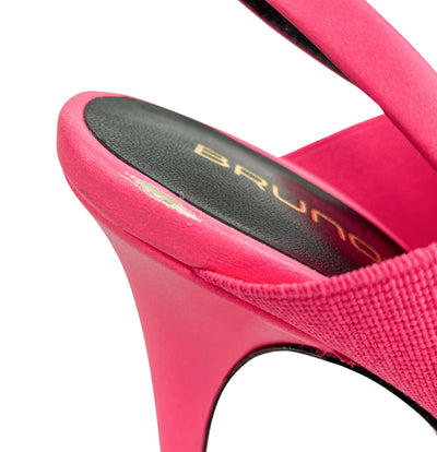 Bruno Frisoni Tonic Sling Heels in Hot Pink - Discounts on Bruno Frisoni at UAL