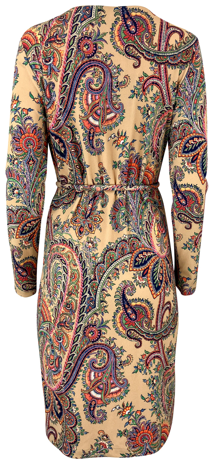 Etro Paisley Printed Crepe Shift Dress - Discounts on Etro at UAL