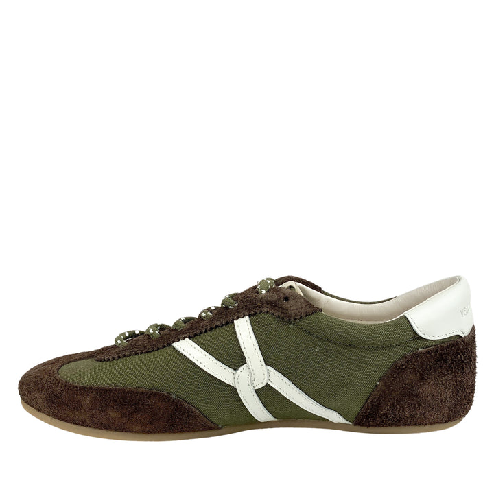 Veronica Beard Riviera Sneakers in Cypress & Espresso - Discounts on Veronica Beard at UAL
