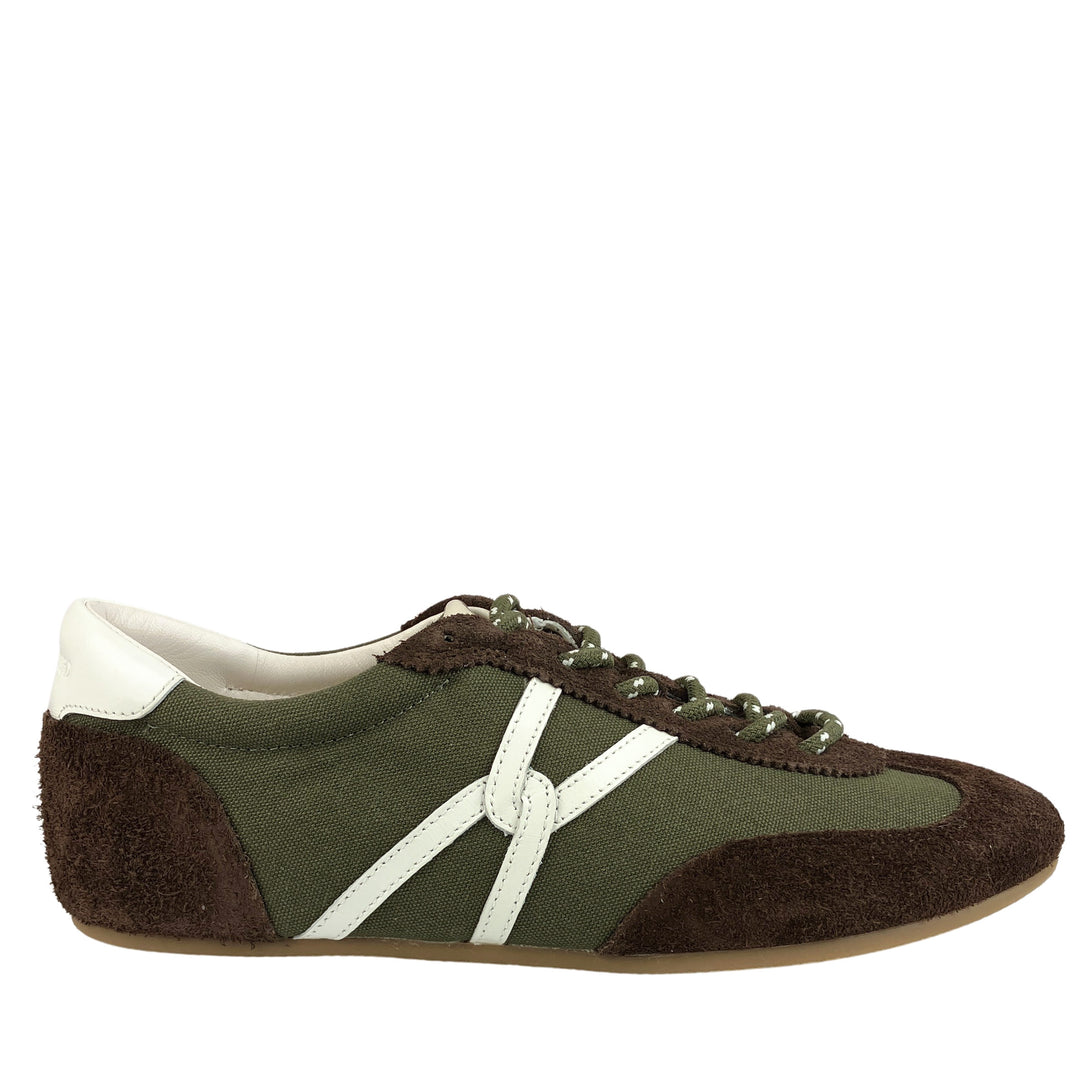 Veronica Beard Riviera Sneakers in Cypress & Espresso - Discounts on Veronica Beard at UAL