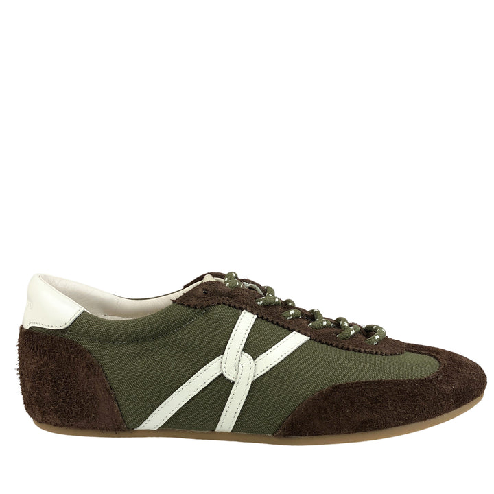 Veronica Beard Riviera Sneakers in Cypress & Espresso - Discounts on Veronica Beard at UAL