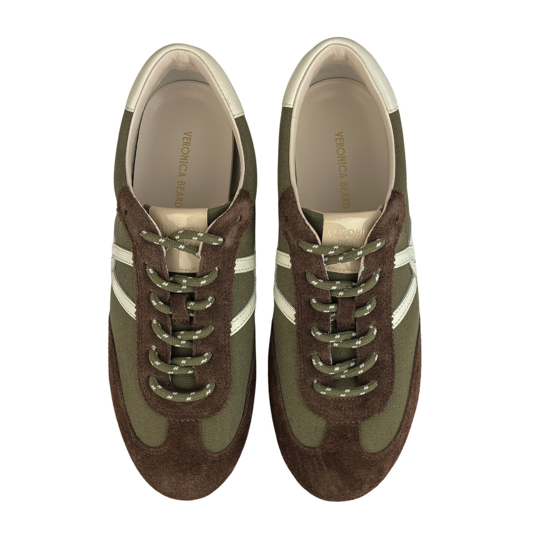 Veronica Beard Riviera Sneakers in Cypress & Espresso - Discounts on Veronica Beard at UAL
