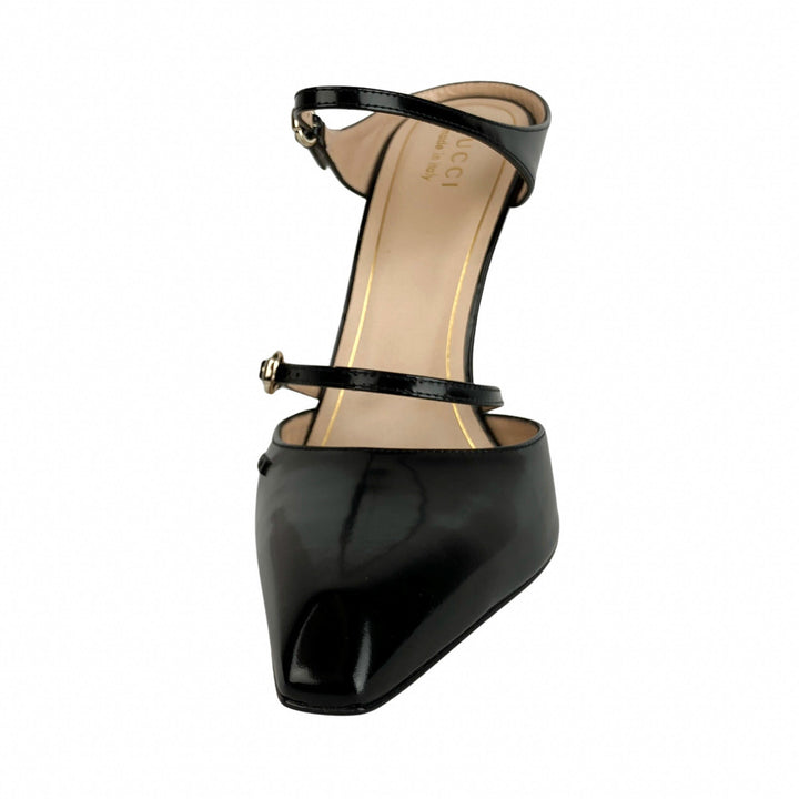 Gucci Acrylic Wedges in Black/Clear - Discounts on Gucci at UAL