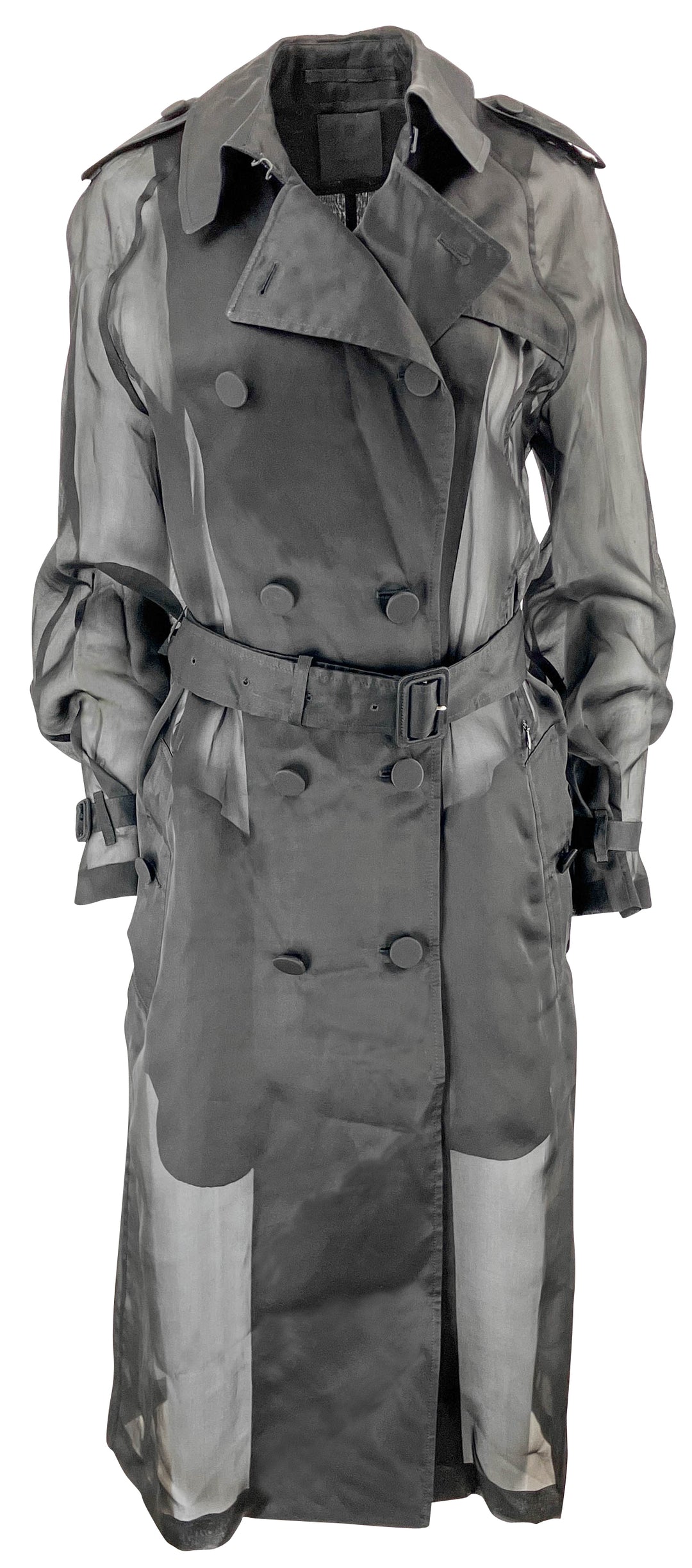 Givenchy Trench Jacket in Black - Discounts on Givenchy at UAL