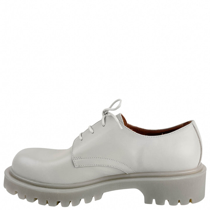 Woman by Common Projects Chunky Derby Shoes in Grey - Discounts on Common Projects at UAL