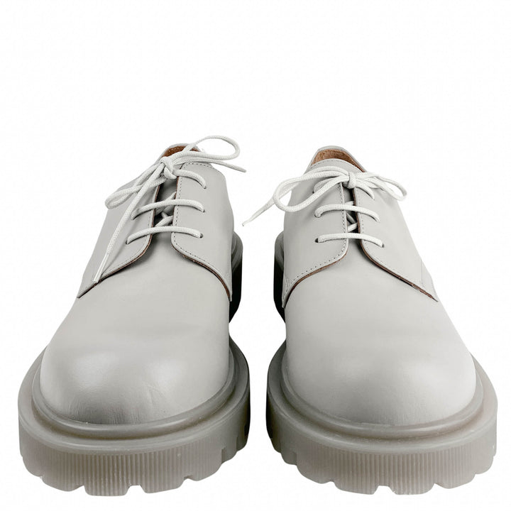 Woman by Common Projects Chunky Derby Shoes in Grey - Discounts on Common Projects at UAL