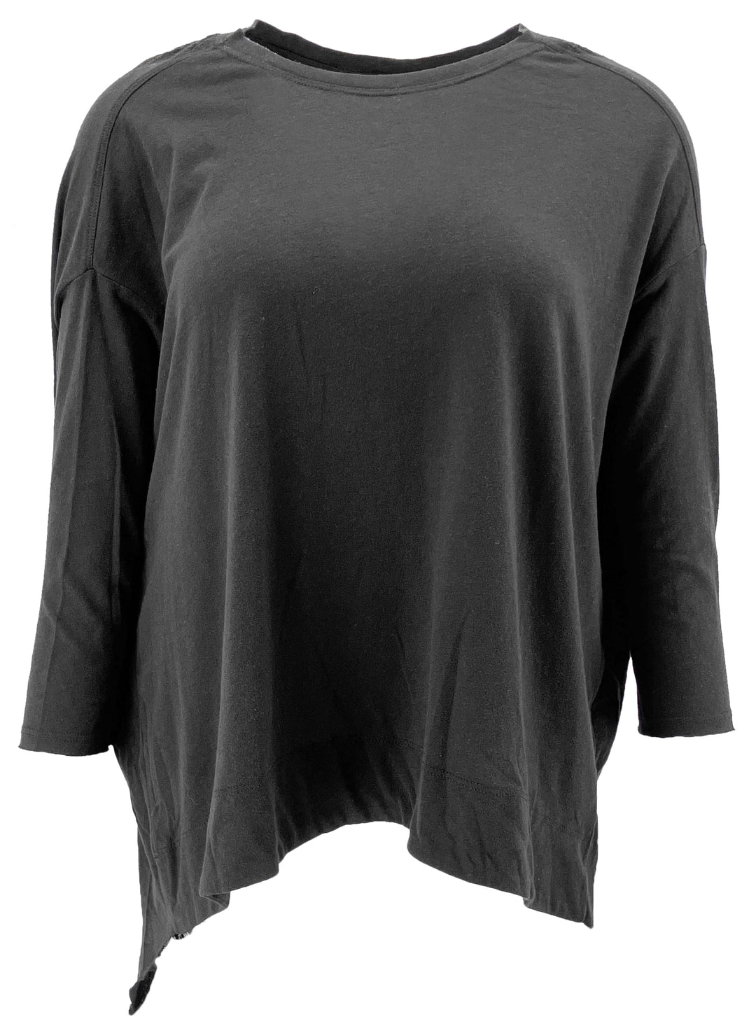 Raquel Allegra Shredded Cocoon Top in Black - Discounts on Raquel Allegra at UAL