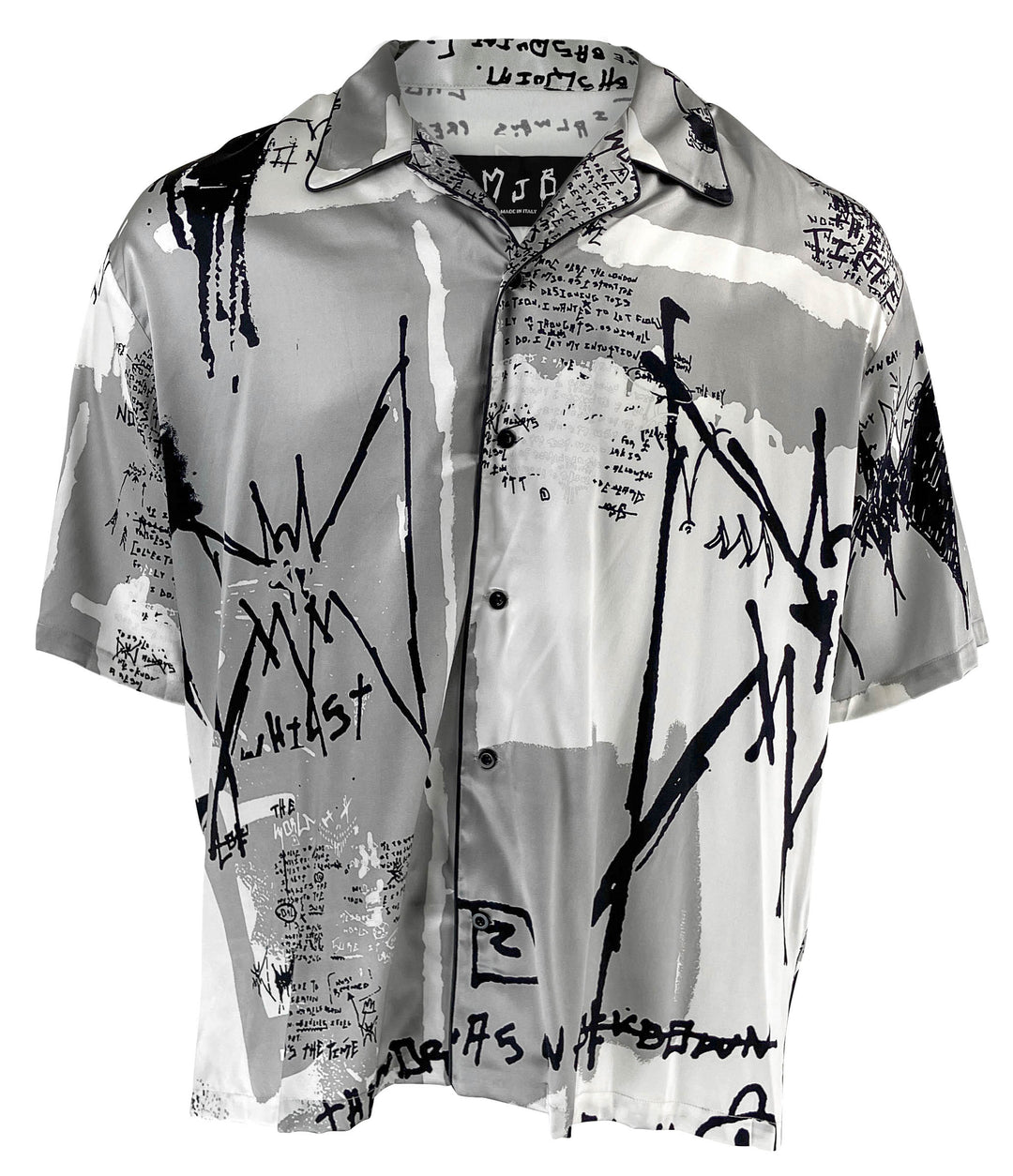 Marc Jacques Burton "MJB" Bowling Shirt in MJB Graffiti - Discounts on Marc Jacques Burton at UAL