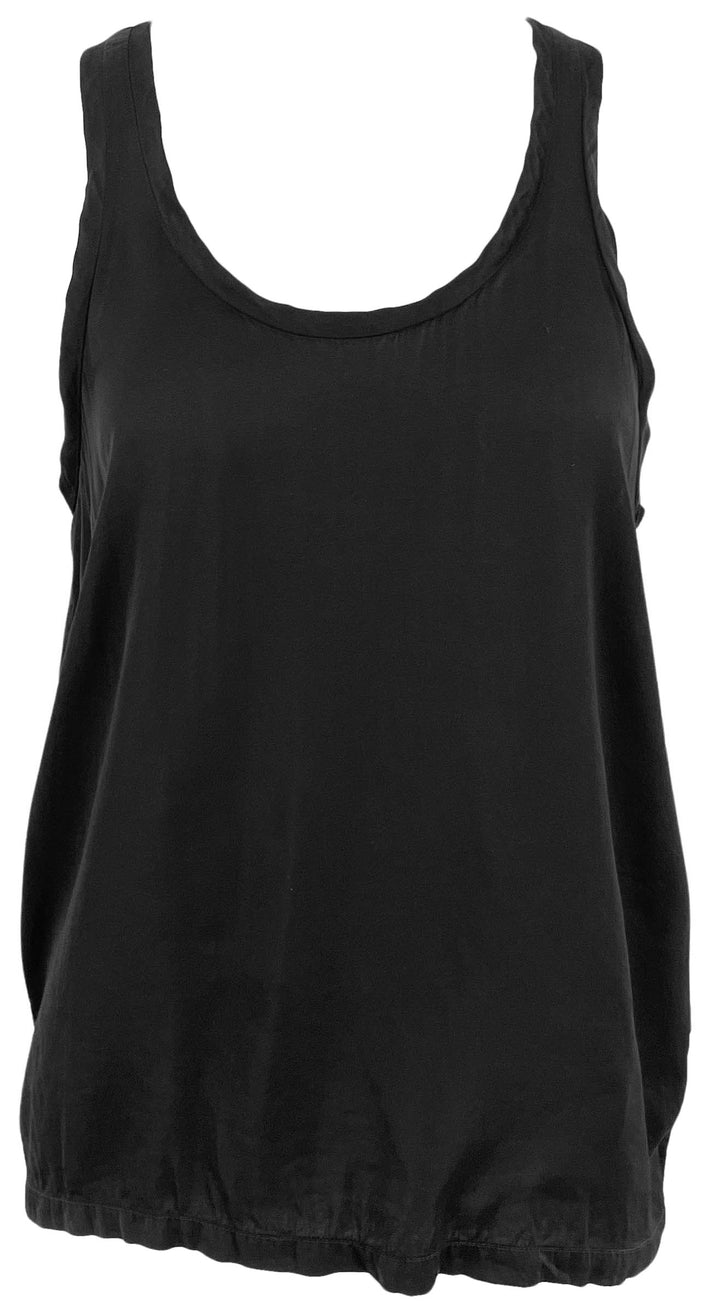 Nili Lotan Melissa Racerback Tank in Black - Discounts on Nili Lotan at UAL